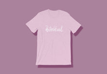 Load image into Gallery viewer, Lilac purple shirt reads &quot;Bitechtual&quot; in white handlettered script